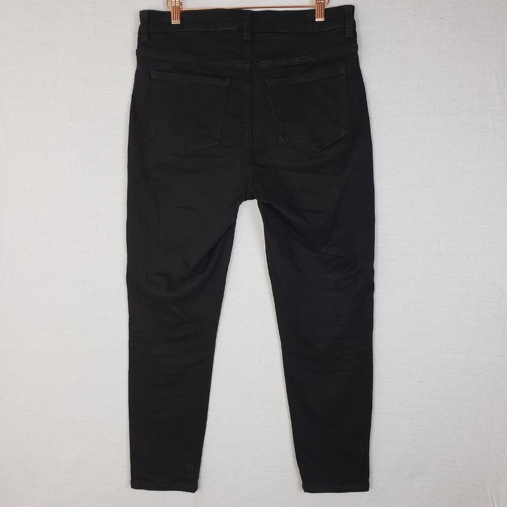 Universal Standard Mid Rise Skinny Jeans Black size 10 Stretch - Picture 6 of 10